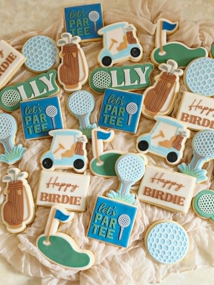 Happy Birdie Raised Cookie Stamp/Fondant Debosser