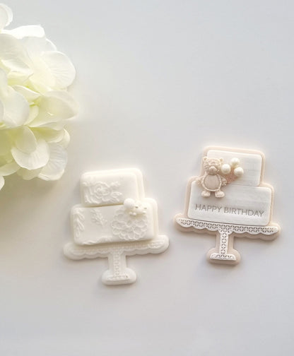 pattern cookie stamp cookie cutter baker bake baking cute beautiful design embosser debosser decorate fondant Perth Australia custom stampandimpress stamp & impress baby shower birthday cake tiered happy girl boy bear ice cream lollies