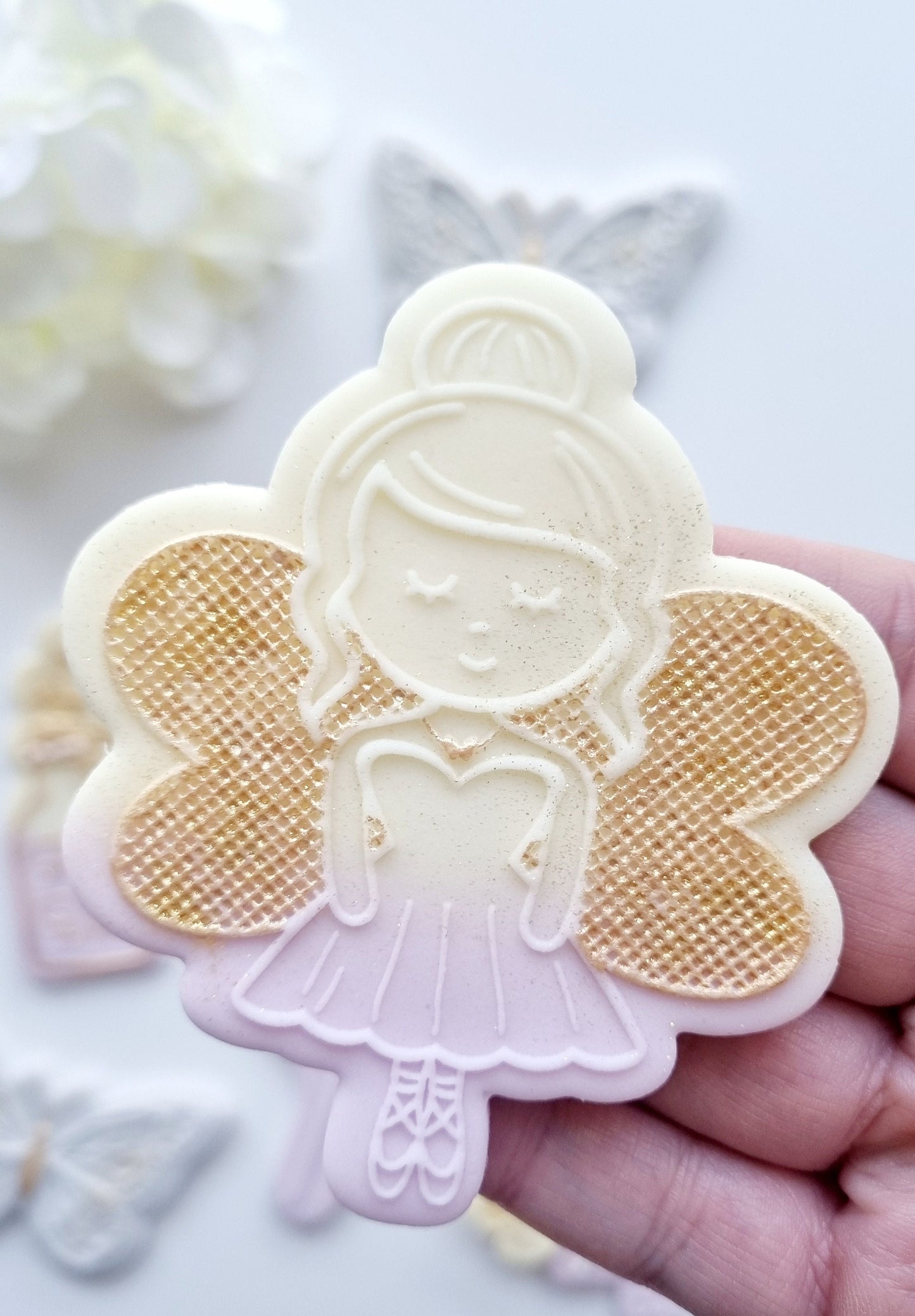 pattern cookie stamp cookie cutter baker bake baking cute beautiful design embosser debosser decorate fondant Perth Australia custom stampandimpress stamp & impress fairy princess fairy dust glitter shimmer shine fairy door pixie castle carriage