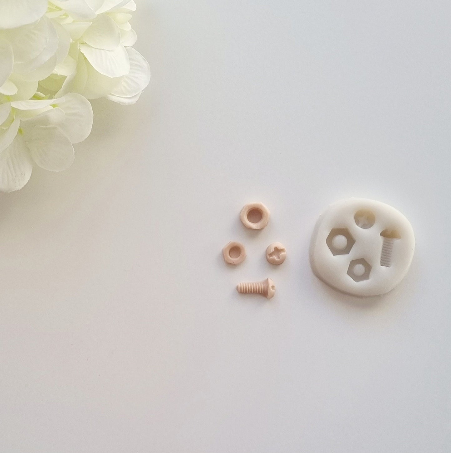 Nuts and Bolts Silicone Mould