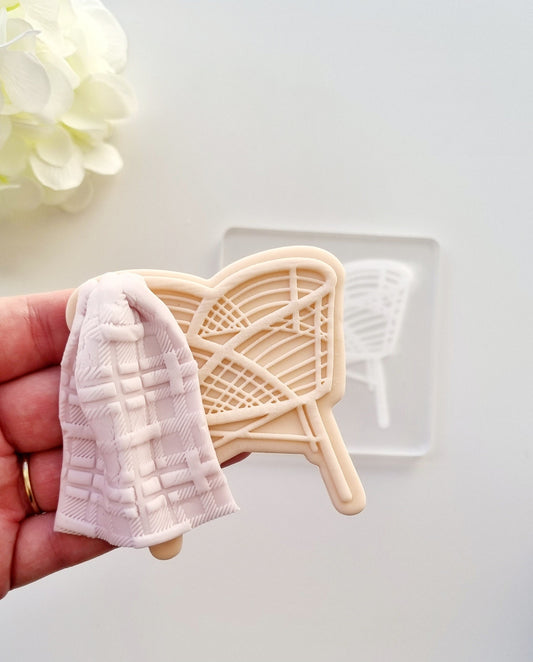 pattern cookie stamp cookie cutter baker bake baking cute beautiful design embosser debosser decorate fondant Perth Australia custom stampandimpress stamp & impress baby shower bassinet cot crib rattan wood blanket boho pregnant mum