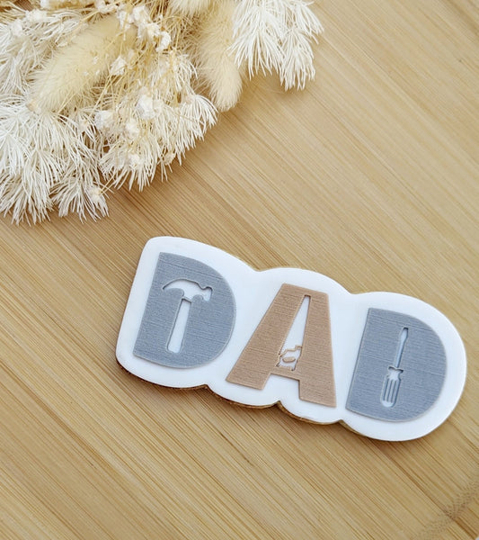 toolbox dad happy fathers day tool hammer saw level cookie stamp cookie cutter stampandimpress screwdriver