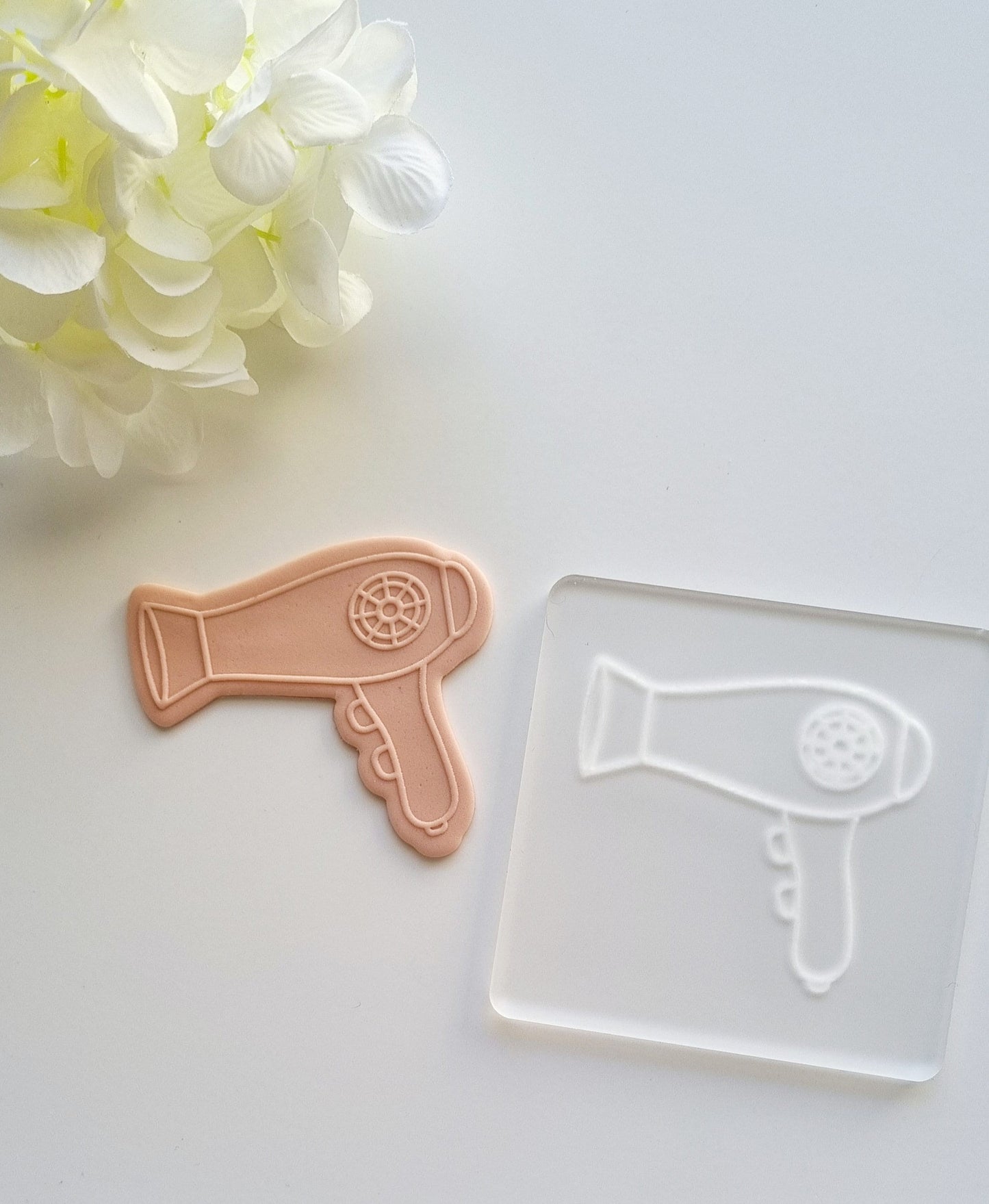 pattern cookie stamp cookie cutter baker bake baking cute beautiful design embosser debosser decorate fondant Perth Australia custom stampandimpress stamp & impress hair hairdryer hairdresser cut blowwave blowdry hair dryer brush