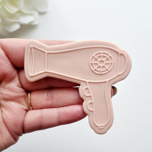 pattern cookie stamp cookie cutter baker bake baking cute beautiful design embosser debosser decorate fondant Perth Australia custom stampandimpress stamp & impress hair hairdryer hairdresser cut blowwave blowdry hair dryer brush