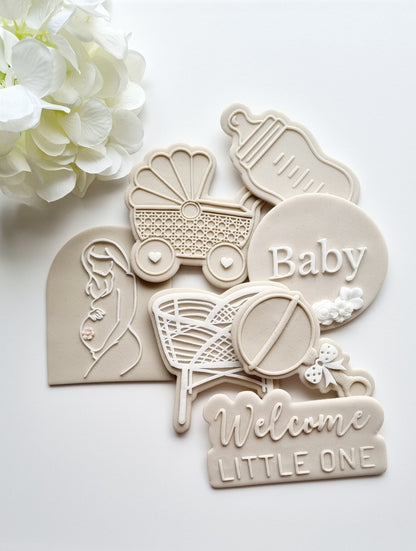 pattern cookie stamp cookie cutter cute beautiful pretty embosser debosser decorate fondant Perth Australia custom stampandimpress stamp and impress stamp & impress birthday baby shower pregnant mum mama mother pregnancy belly line art