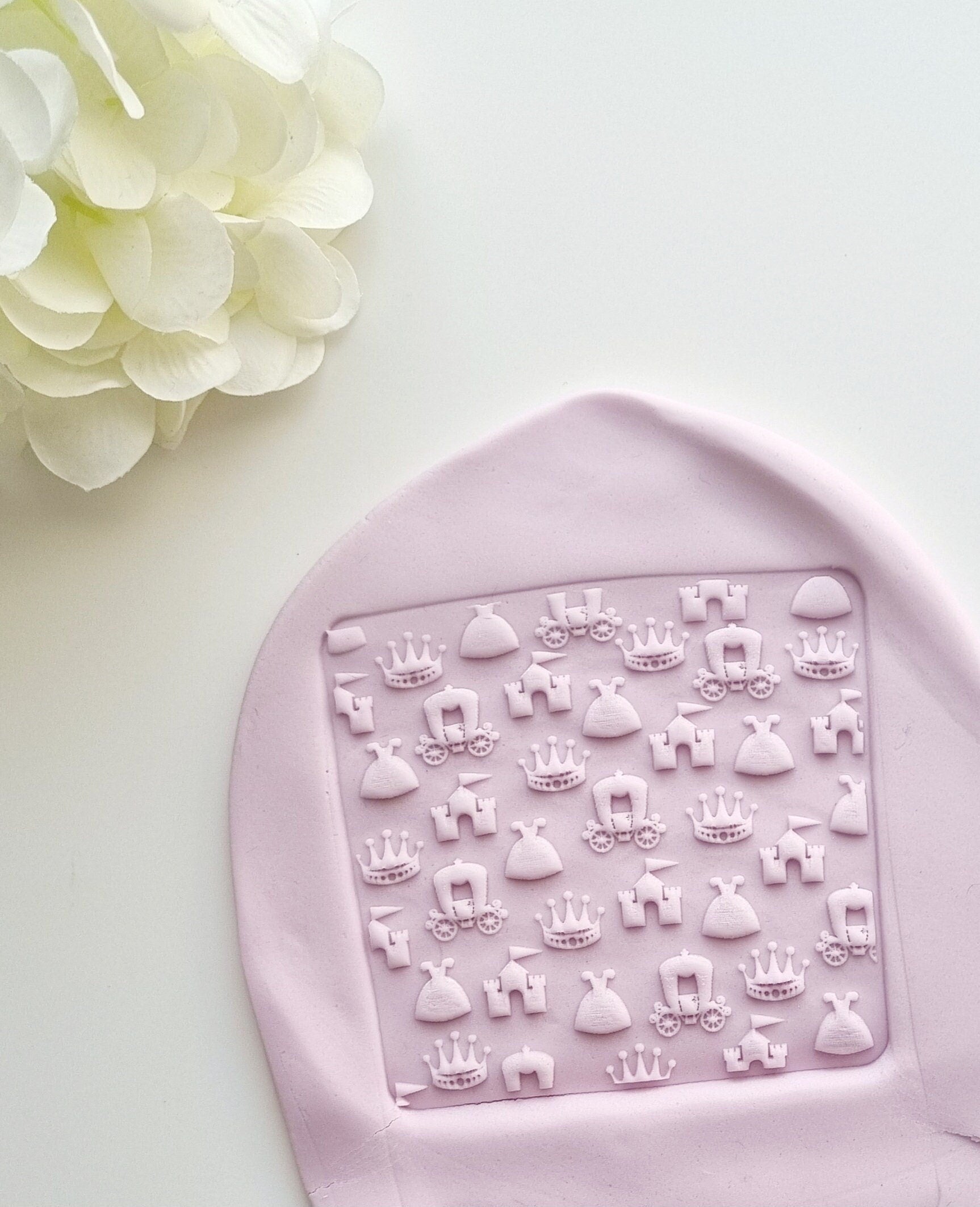 pattern cookie stamp cookie cutter baker bake baking cute beautiful design embosser debosser decorate fondant Perth Australia custom stampandimpress stamp & impress princess pattern carriage castle dress