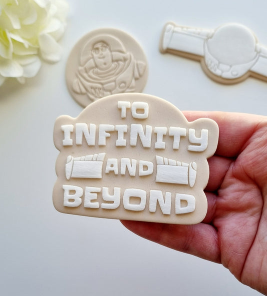 toy story to infinity and beyond buzz wings woody lightyear cookie stamp cutter stamp and impress stamp & impress