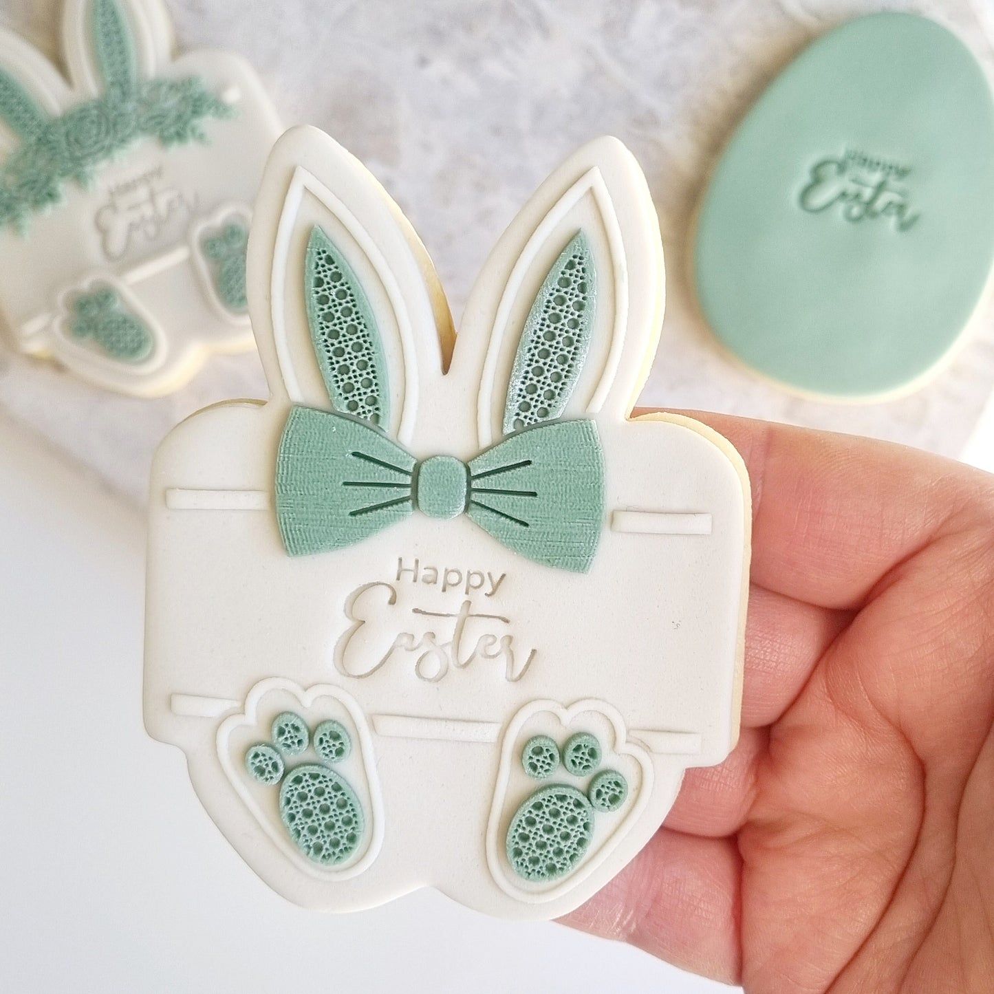 stamp and impress stamp & impress cookie cutter easter egg bunny rabbit carrot spring bloom flower lace tail chick egg lamb plaque mini eggs nest bird bird&#39;s garden floral wavy happy easter impression raised fondant bowtie bow tie rattan pattern