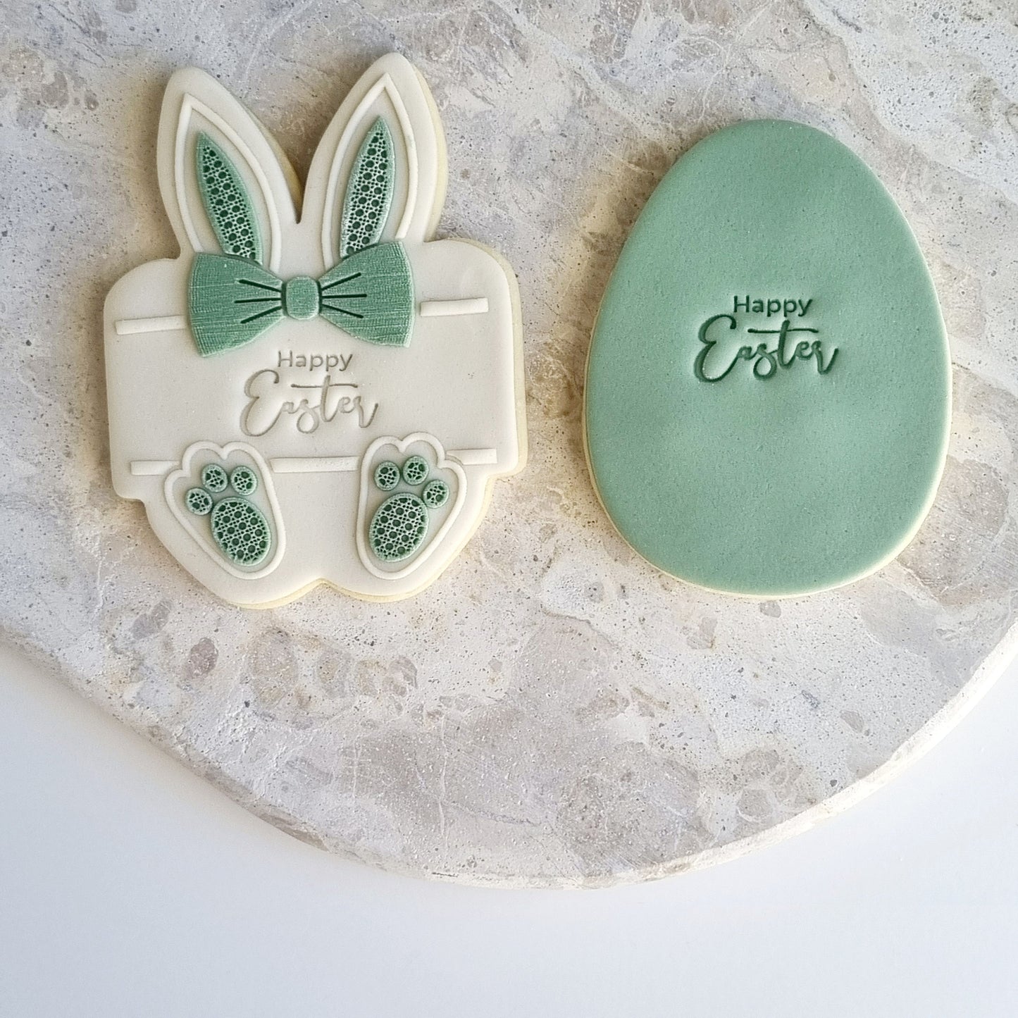 stamp and impress stamp & impress cookie cutter easter egg bunny rabbit carrot spring bloom flower lace tail chick egg lamb plaque mini eggs nest bird bird&#39;s garden floral wavy happy easter impression raised fondant bowtie bow tie rattan pattern