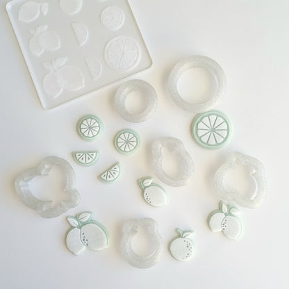 mini citrus lemon lime orange cocktail mum-osa bar champagne lemon theme cookie stamp cookie cutter fondant mould stamp and impress stampandimpress mothers day