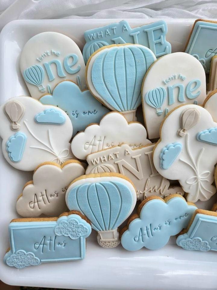 hot air balloon transport cloud onederful bear teddy balloons rainbow clouds cookie stamp cookie cutter stampandimpress up in the clouds baby shower birthday