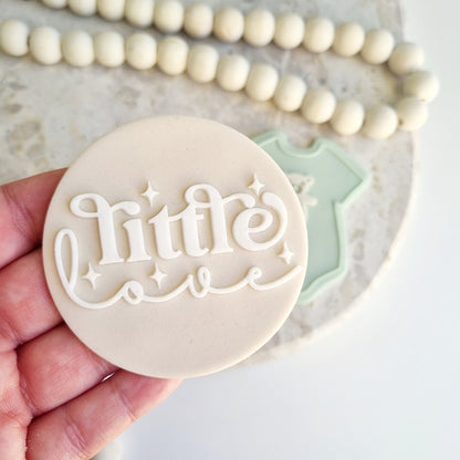 baby shower cute little love onesie romper boy girl one pram cookie stamp cutter bear stamp and impress stamp & impress