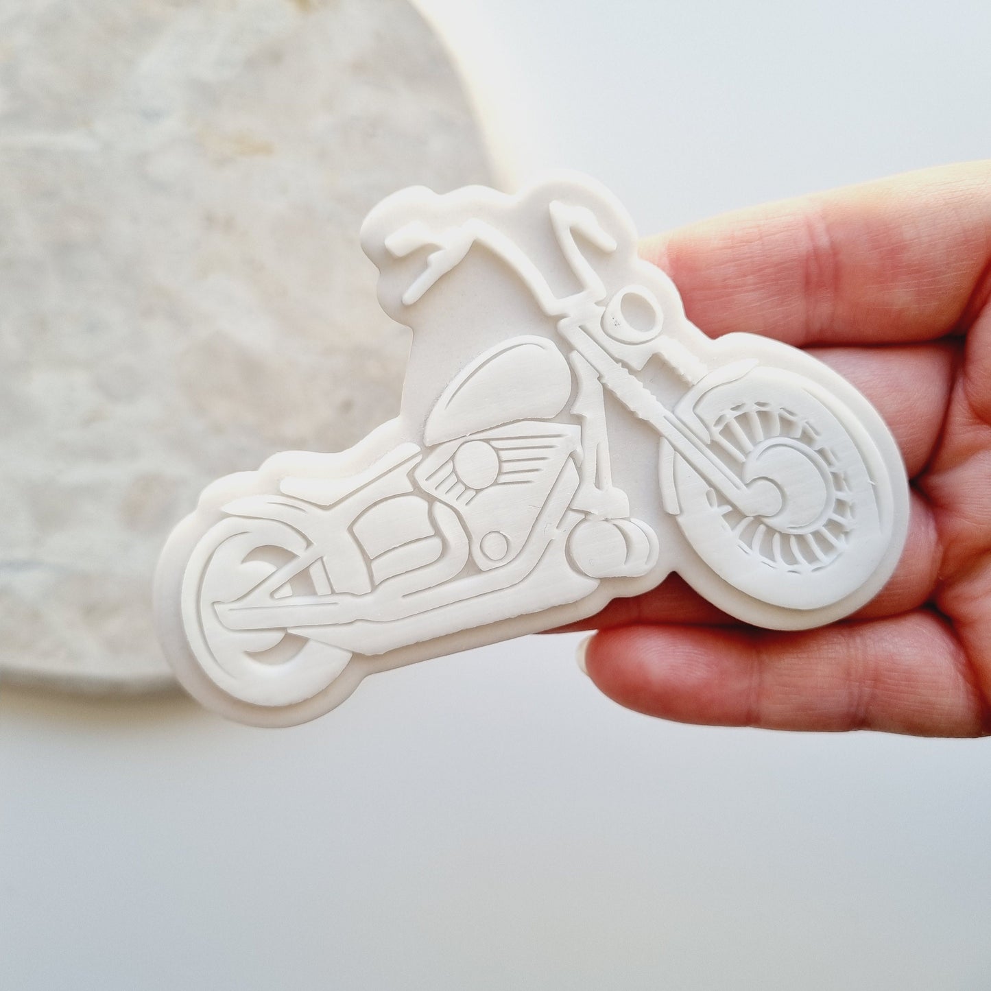 motorbike bike car monster truck stampandimpress cookie stamp cookie cutter hot wheelz tyre wheel