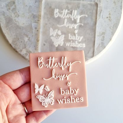 butterfly a little butterfly is on the way butterfly kisses and baby wishes animal fairy cookie stamp cookie cutter stamp and impress stamp & impress