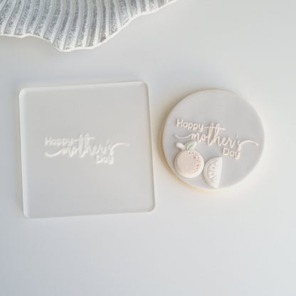 happy mothers day mum mama mother mom mum-osa bar champagne food drink cart citrus mini orange slice cookie stamp cookie cutter stamp and impress