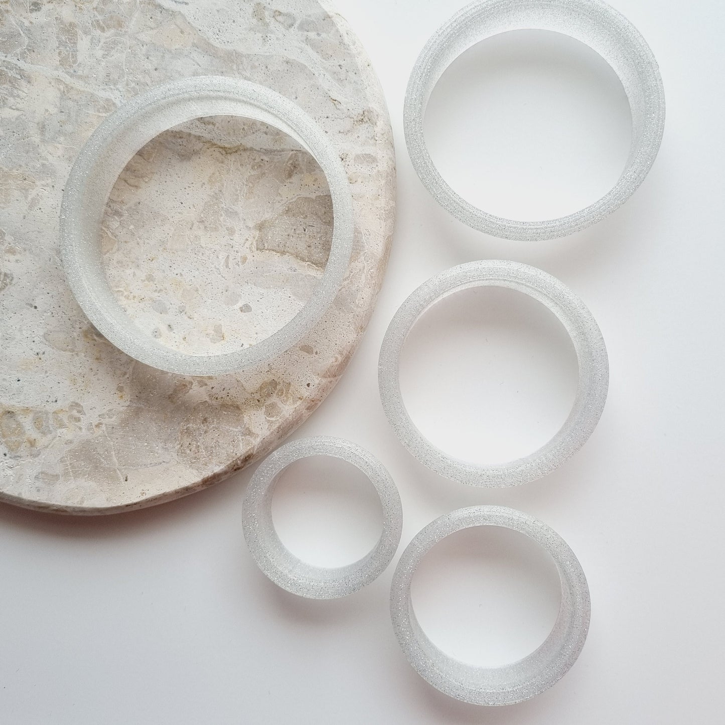 double arch shape cookie cutter stampandimpress cookie stamp fondant debosser rectangle square circle fancy plaque wavy scallop heart circle set