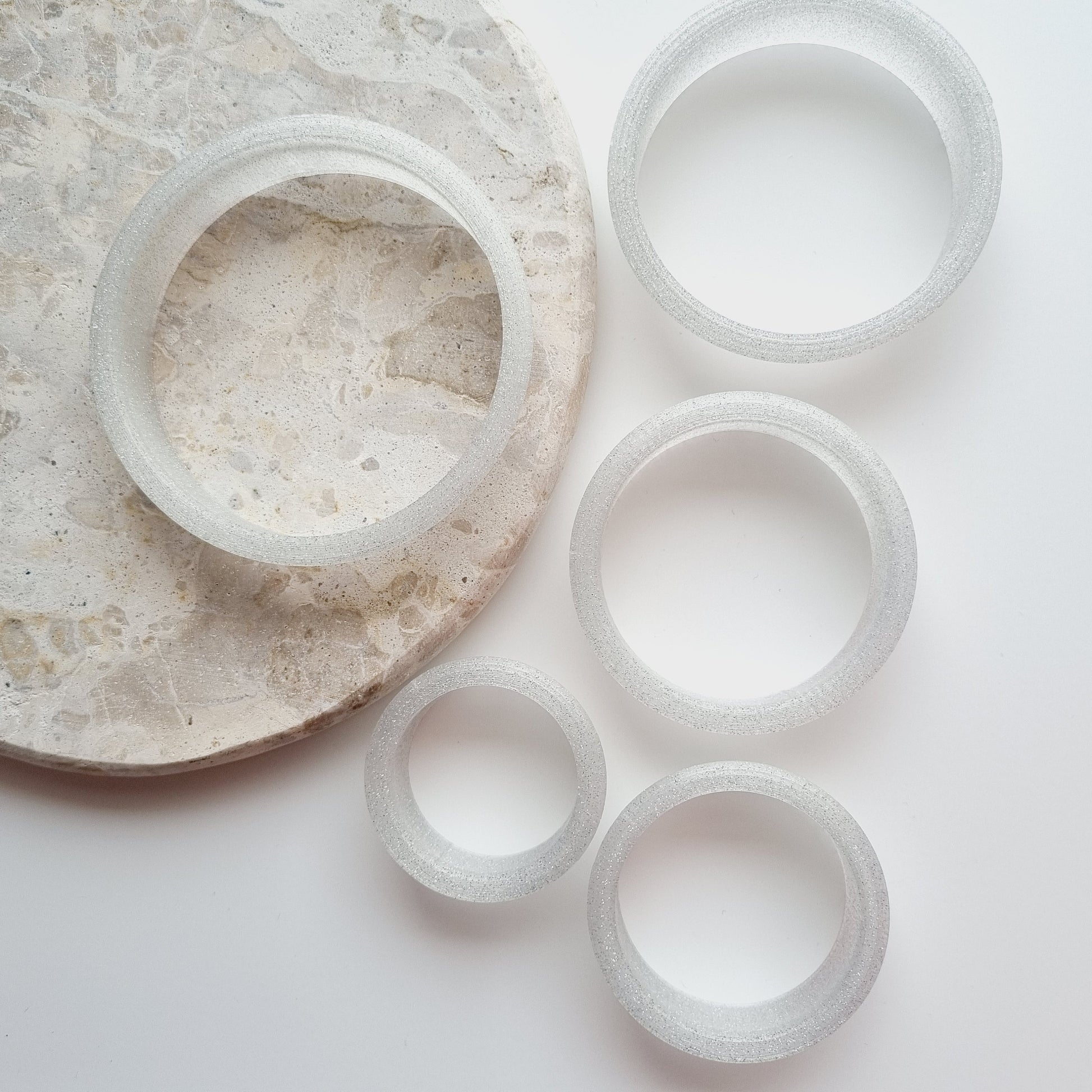 double arch shape cookie cutter stampandimpress cookie stamp fondant debosser rectangle square circle fancy plaque wavy scallop heart circle set