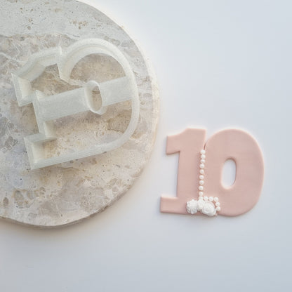 number cookie cutter double birthday ten 10 11 20 30 40 50 60