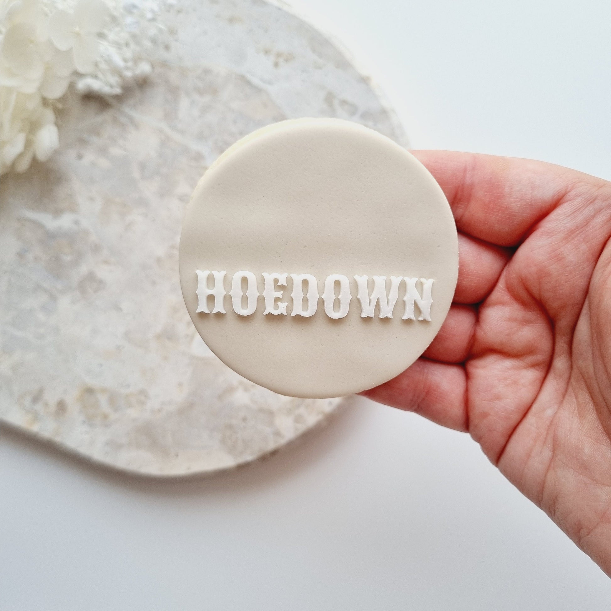 hoedown hens bridal party shower hoe final rodeo last rodeo last hoedown cowboy boot bride hen denim jacket cookie stamp cookie cutter stampandimpress fondant debosser