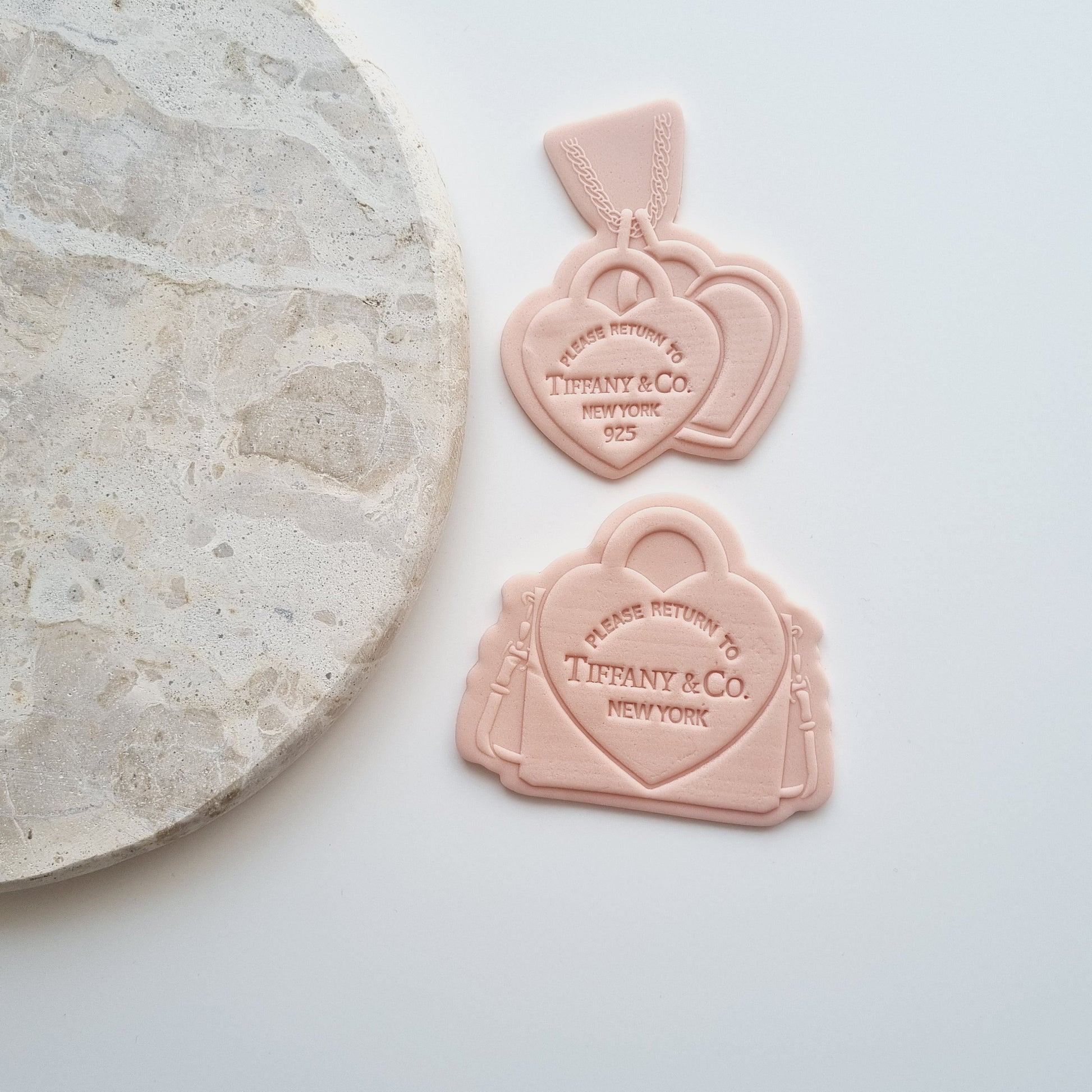 Tiffany & Co Necklace Raised Cookie Stamp/Fondant Debosser and Cutter