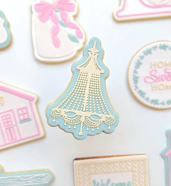 chandelier housewarming welcome mat light home sweet home house stand mixer kenwood thermomix key sold sign cookie stamp cookie cutter fondant debosser embosser stampandimpress