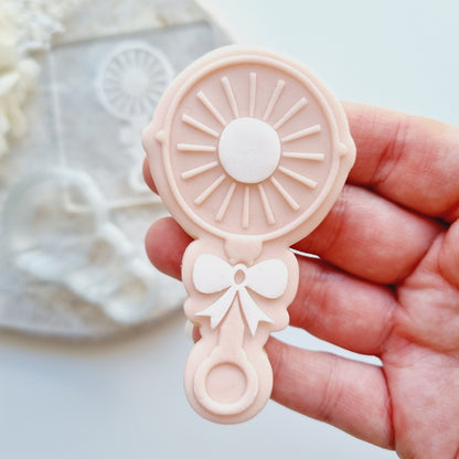 boho rainbow a little ray of sunshine is on the way baby shower cloud flower cookie stamp cookie cutter fondant debosser stampandimpress sunshine onesie bottle mini sun