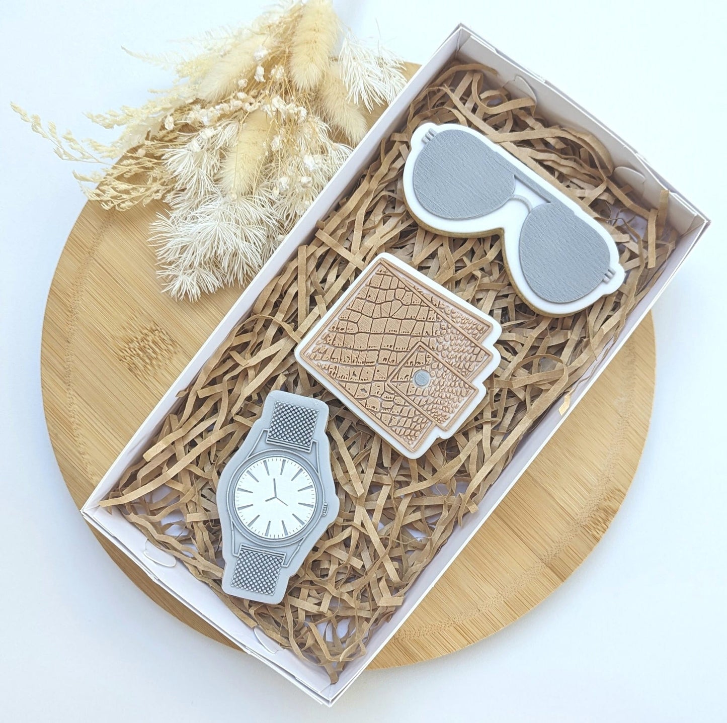 sunglasses glasses dad happy fathers day wallet watch boujee daddy bowtie cookie stamp cookie cutter stampandimpress