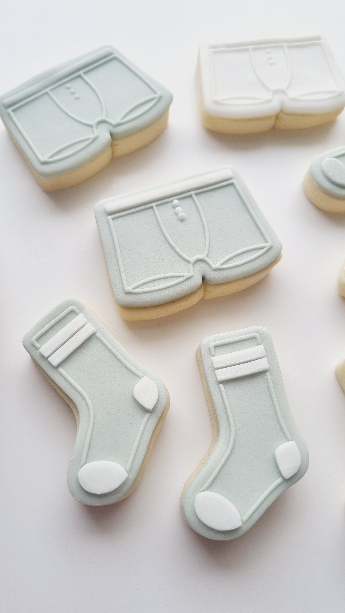 mini socks and jocks fathers day underwear dad cookie stamp cookies cutter stampandimpress sock