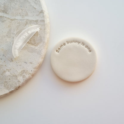 SOME BUNNY IS ONE IMPRESSION STAMP IMPRINT ACRYLIC EMBOSSER CURVE STAMP STAMP AND IMPRESS PETER RABBIT