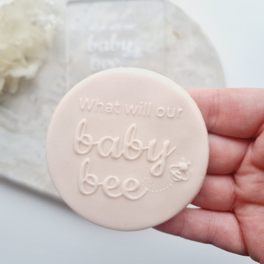 what will baby bee honey on the way beehive baby shower he or she honeycomb rattle cookie cutter cookie stamp fondant debosser stampandimpress