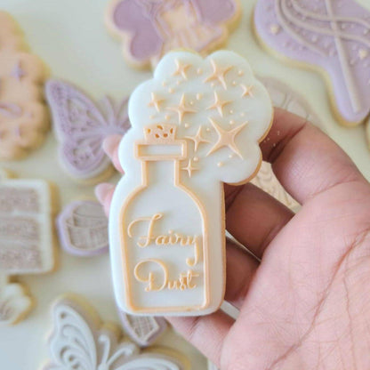 fairy door fairy mushroom fairy dust my fairy birthday fairy first ladybug wooden sign fairies this way butterfly fairy wand bow ribbon magic cookie stamp cookie cutter stampandimpress debosser fondant embosser