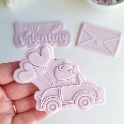 cookie stamp cutter acrylic sharp perth baking cute valentine valentines day heart hearts bear galentine balloons cherry lace lingerie bodysuit lips kiss me love me be my love bend me over tease me hug me mini candy hearts stampandimpress