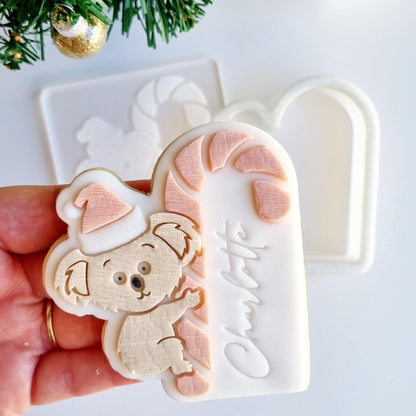 pattern cookie stamp cookie cutter baking decorate fondant Perth Australia custom stampandimpress stamp & impress christmas bauble tree candy cane santa sack merry christmas stocking wreath gingerbread man reindeer bon bon cracker snowflake present