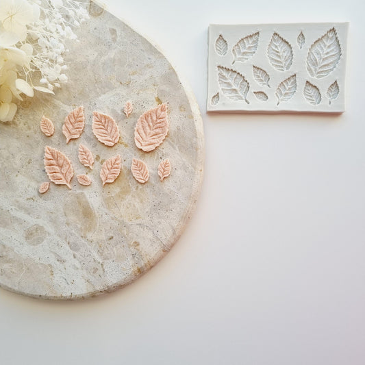 leaves silicon silicone mould leaf fondant cookie cutter stamp jungle theme mold flower