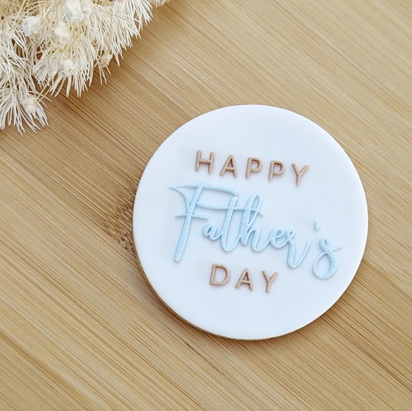 happy fathers day stampandimpress cookie stamp cookie cutter embosser debosser dad daddy