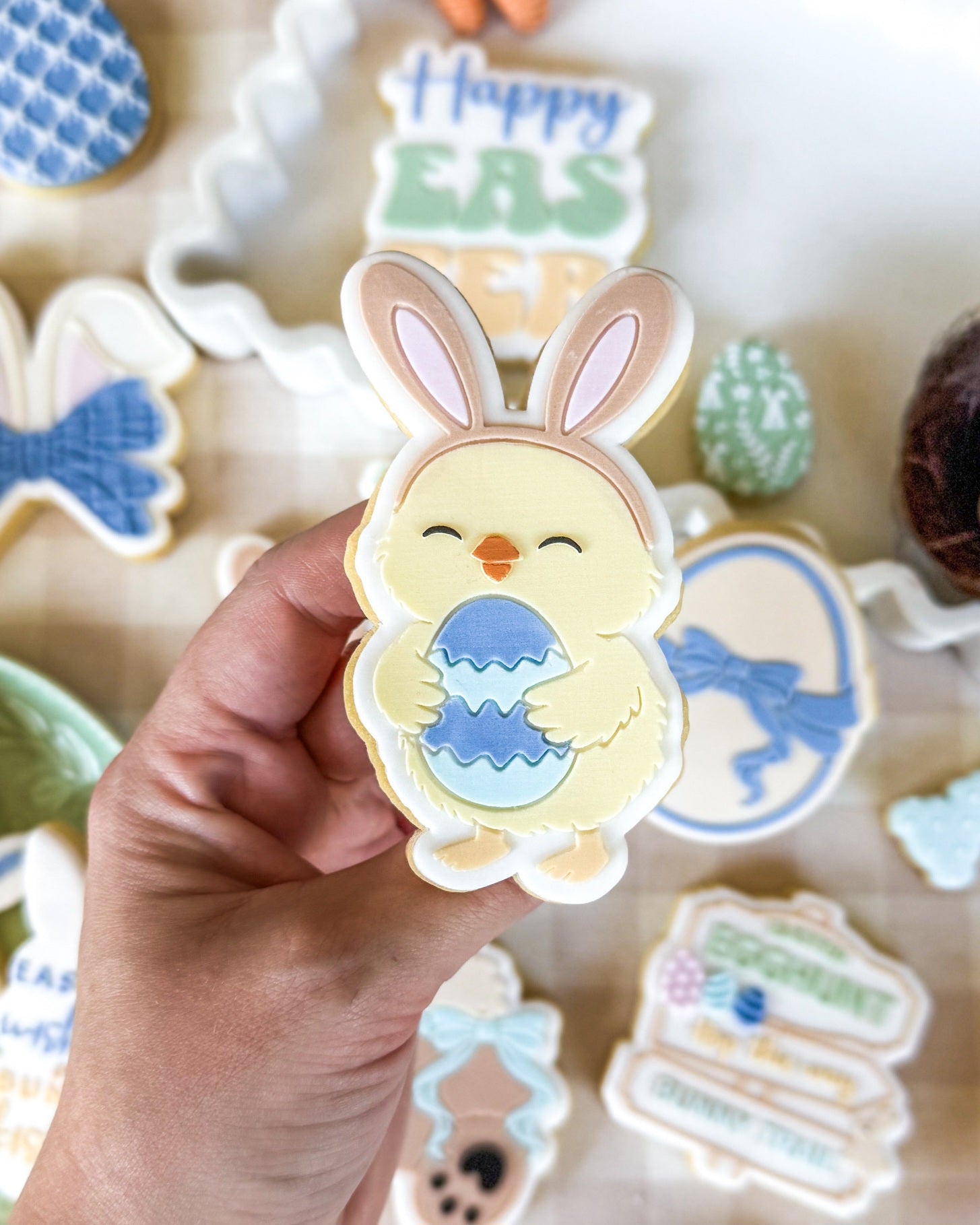 happy easter easter bunny easter chick chicken easter egg bunny plaque chick plaque bunny with carrot balloon egg hunt sign bunny trail hop this way bunny ears with bow easter wishes & bunny kisses carrot with bow chick with bunny ears easter egg cookie stamp cookie cutter stampandimpress cute bunny butt with bow daisy flower bow pattern