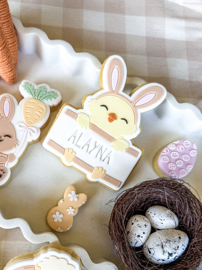 happy easter easter bunny easter chick chicken easter egg bunny plaque chick plaque bunny with carrot balloon egg hunt sign bunny trail hop this way bunny ears with bow easter wishes & bunny kisses carrot with bow chick with bunny ears easter egg cookie stamp cookie cutter stampandimpress cute bunny butt with bow daisy flower bow pattern