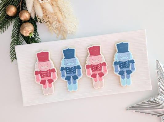 Nutcracker Raised Cookie Stamp/Debosser & Cutter