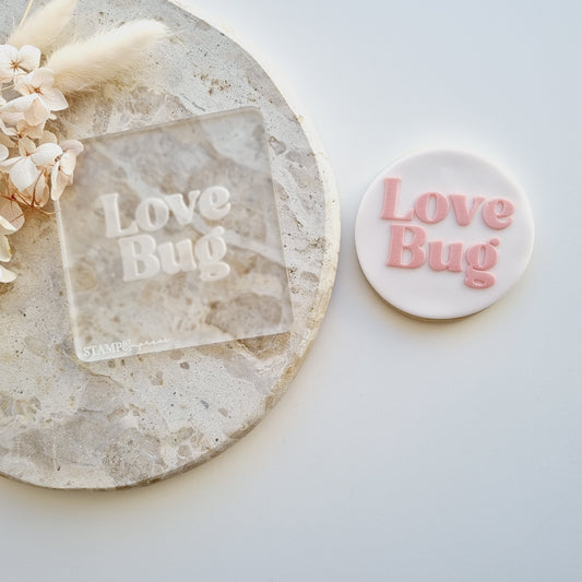 Love Bug Raised Cookie Stamp/Fondant Debosser