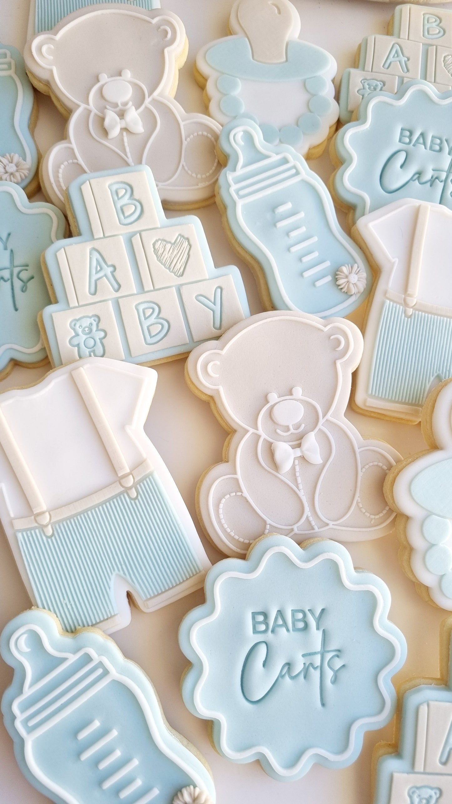 Baby Boy Romper Onesie Raised Cookie Stamp/Fondant Debosser & Cutter