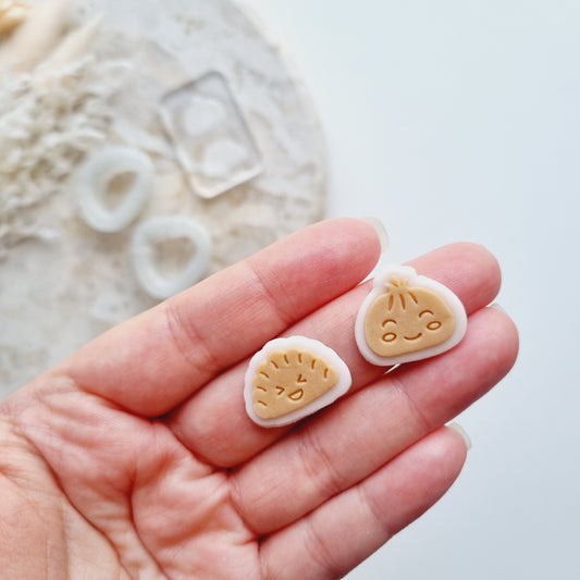 Mini Dumpling Set Raised Cookie Stamp/Fondant Debosser & Cutters