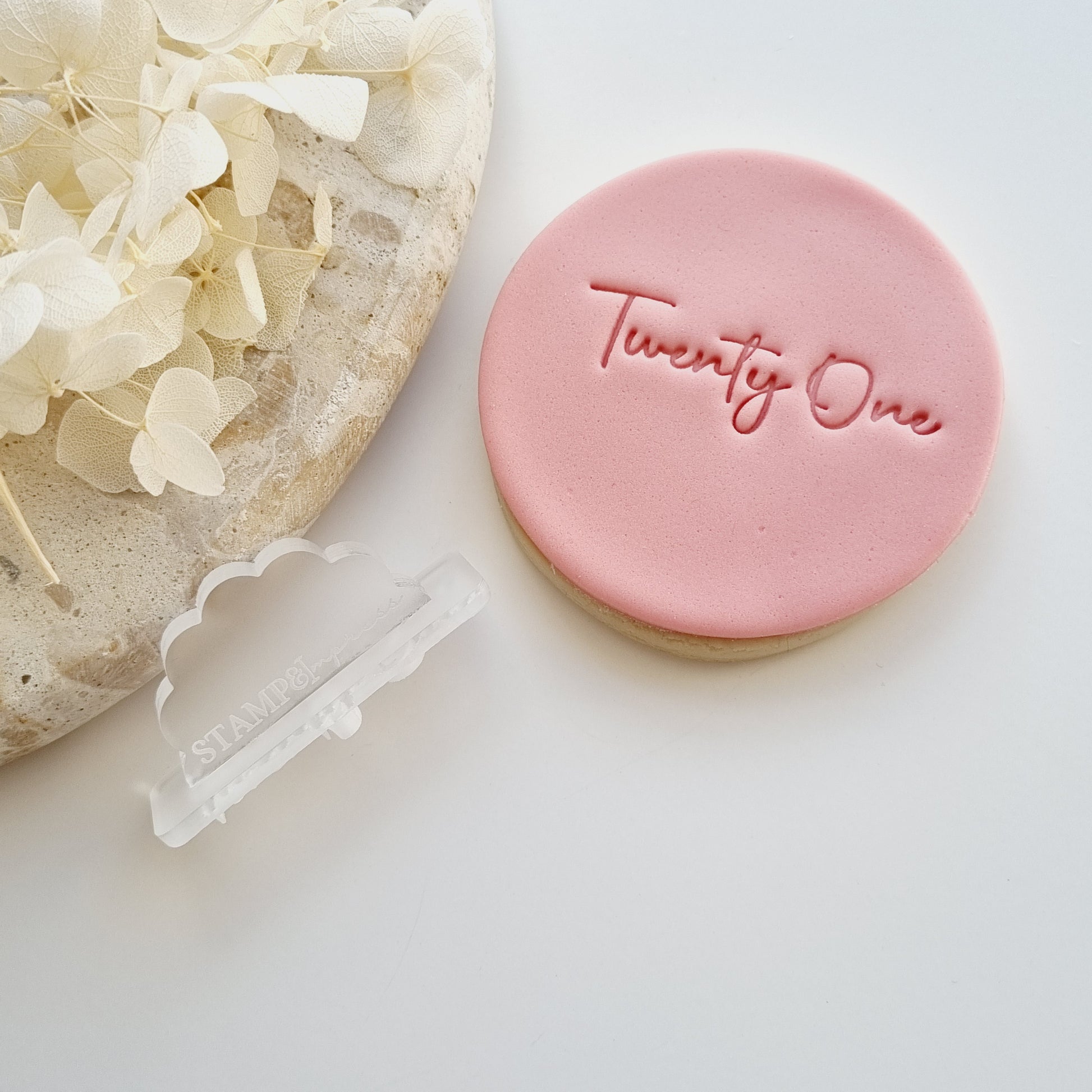Twenty One imprint impression stamp embosser stampandimpress birthday 21