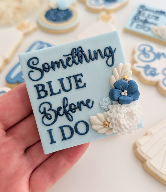 something blue before I do bride hens cookie stamp cookie cutter stampandimpress