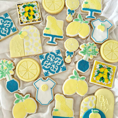 Lemons Raised Cookie Stamp/Fondant Debosser & Cutter