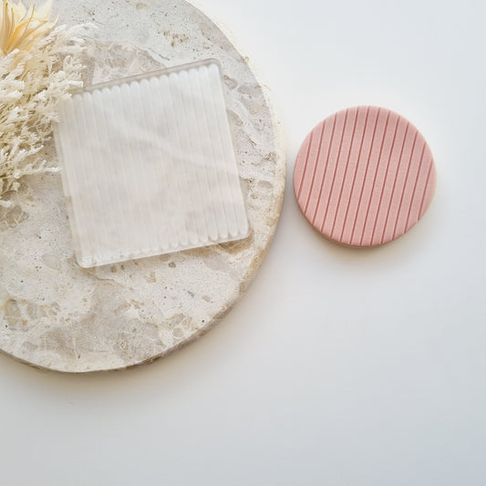 Stripe/Line Pattern Raised Cookie Stamp/Fondant Debosser