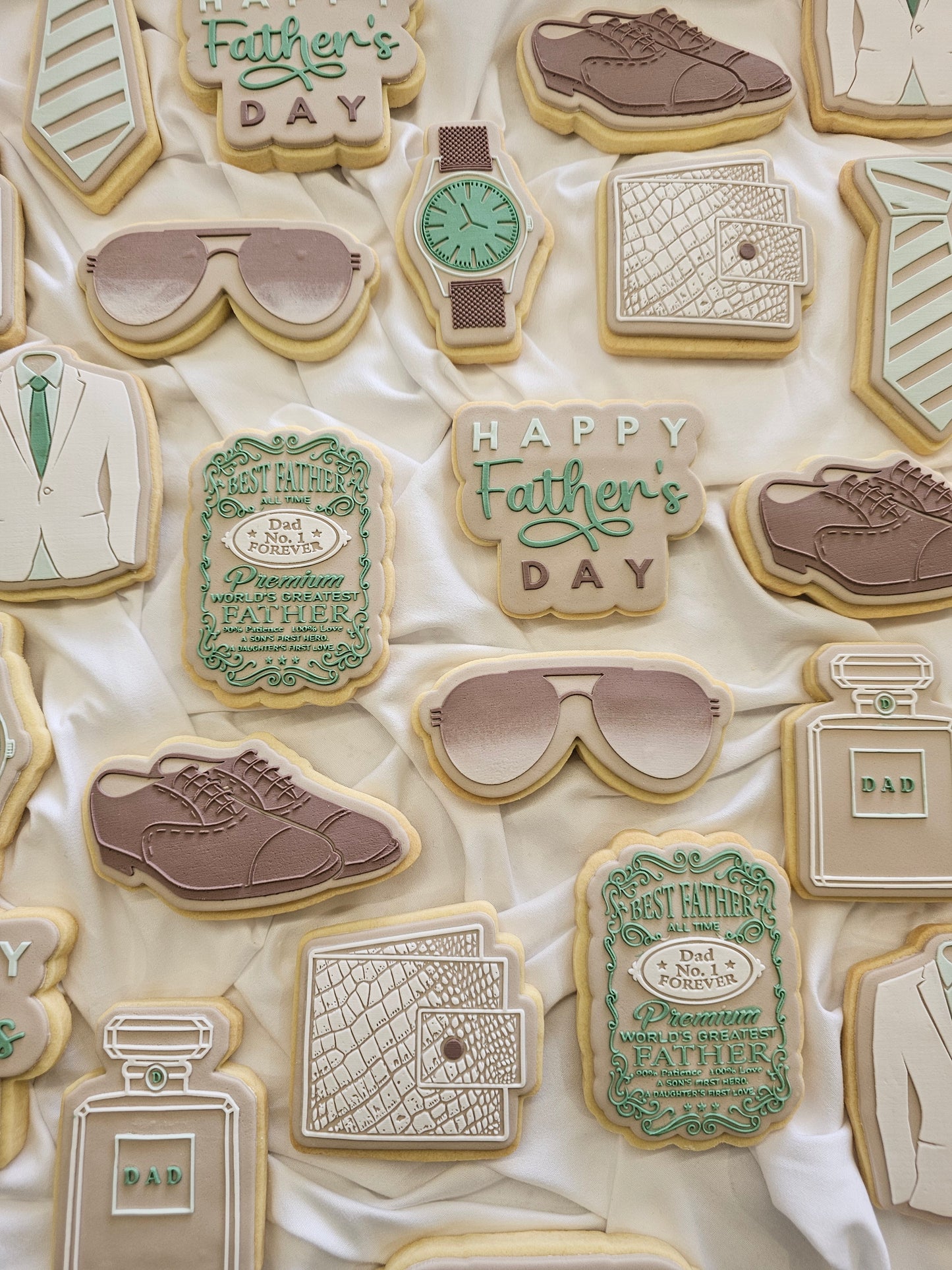 sunglasses glases happy fathers day dad wallet shoes jacket classy suave boujee cookie stamp cookie cutter stampandimpress father's day cookie stamps
