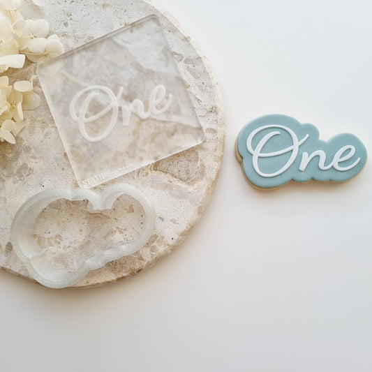 one word cookie stamp cookie cutter stampandimpress 1 birthday 