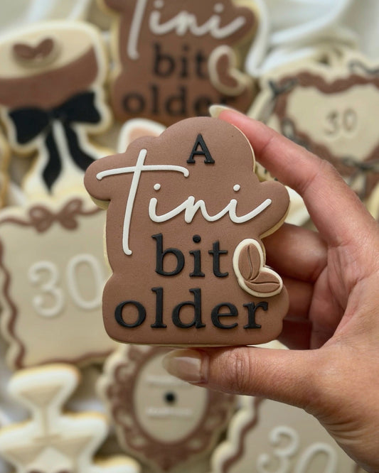 A Tini Bit Older Raised Cookie Stamp/Fondant Debosser & Cutter