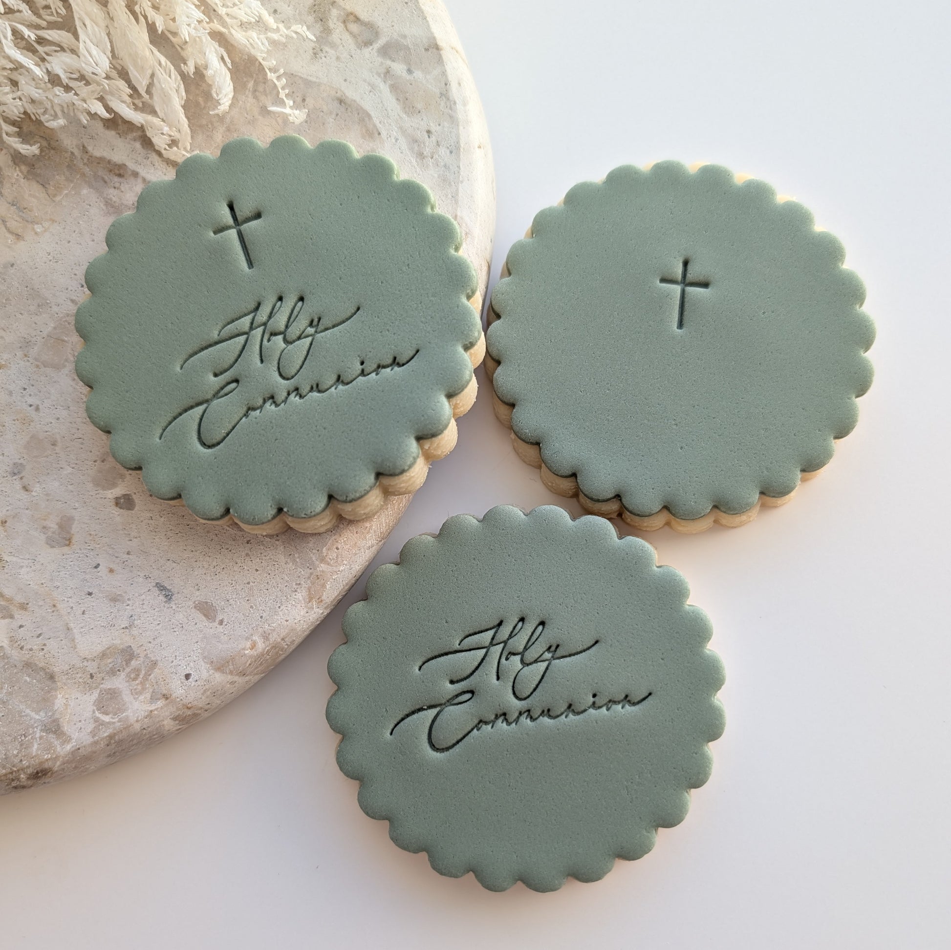 holy communion imprint stamp impression cross church cookie stamp embosser cookie cutter stampandimpress