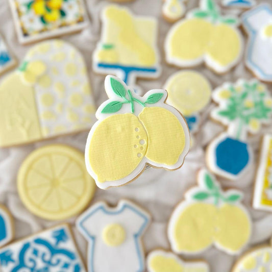 Lemons Raised Cookie Stamp/Fondant Debosser & Cutter